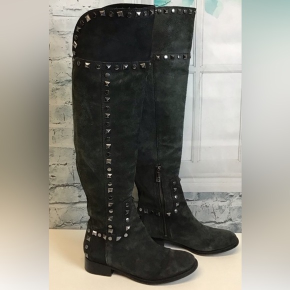 Tory Burch Shoes - Tory Burch “Rhett” Studded Over the Knee Boots Size 6
